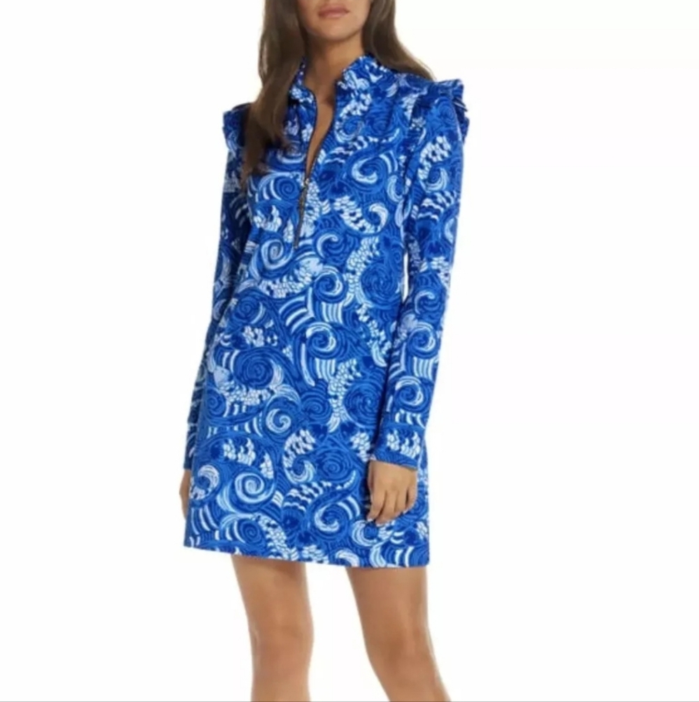 Lilly Pulitzer skipper Ruffle neck Dress